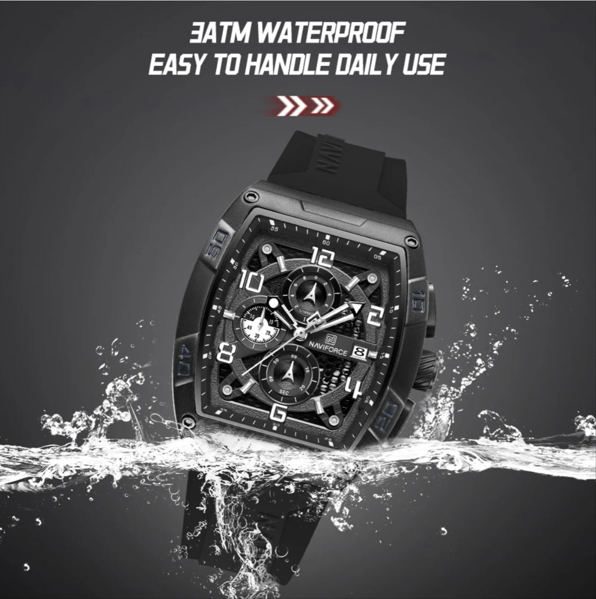 CURREN-Luxury Men’s Chronograph Watch | Stainless Steel | Luminous | Waterproof