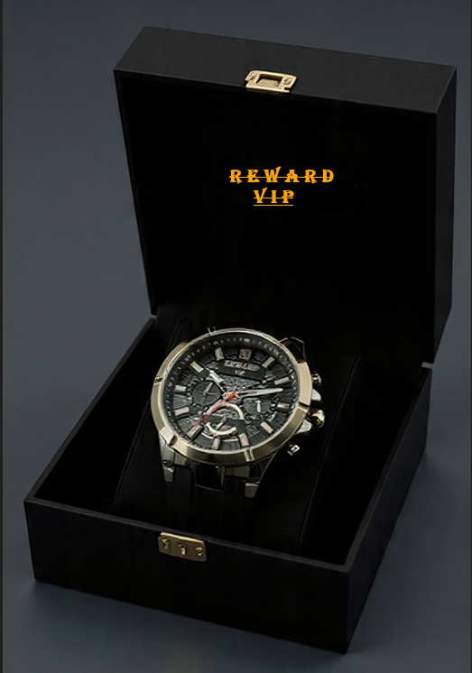 REWARD Men’s Analog Watch – Black Dial | RD831512M-A