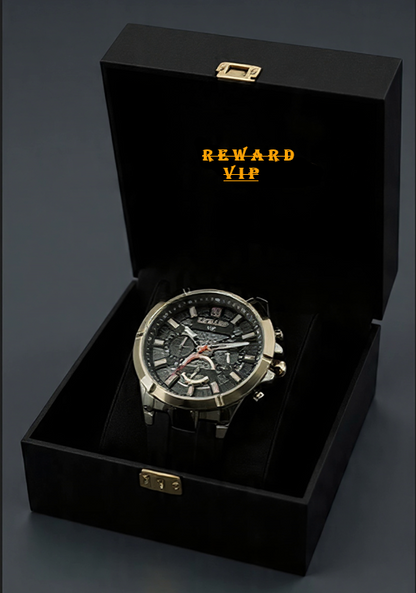 REWARD Men’s Analog Watch – Black Dial | RD831512M-A