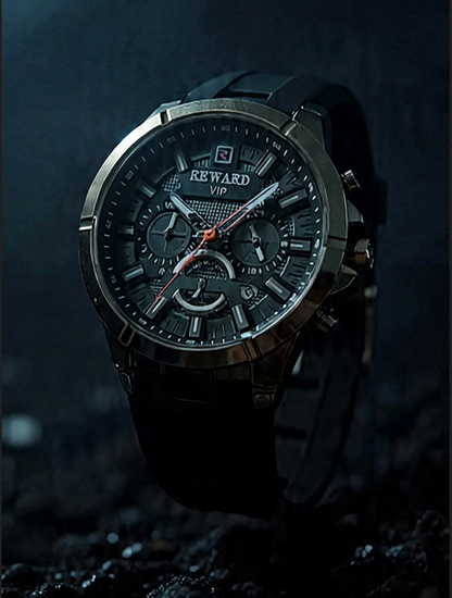 REWARD Men’s Analog Watch – Black Dial | RD831512M-A