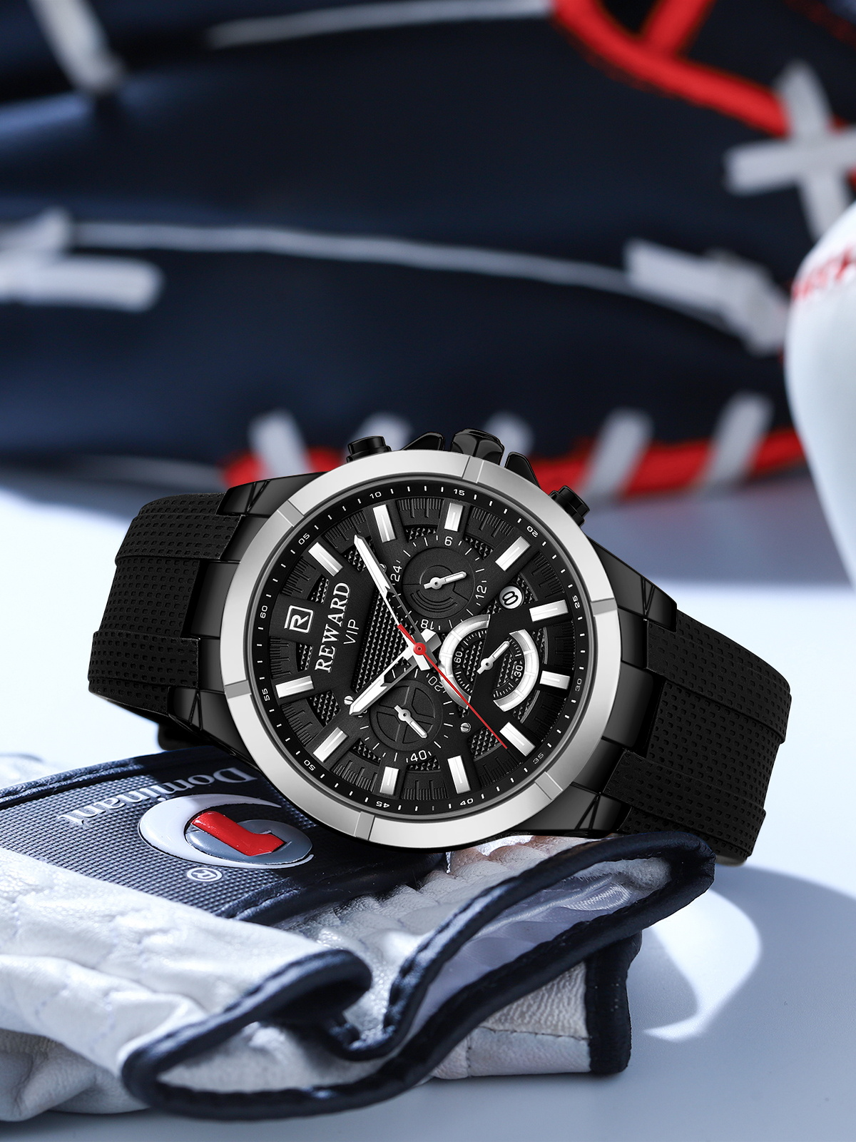 REWARD Men’s Analog Watch – Black Dial | RD831512M-A